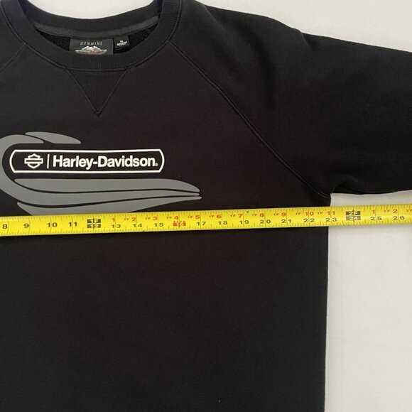 Harley Davidson Women’s XL Crewneck Sweatshirt Sportster Black & Gray Biker - Picture 5 of 6